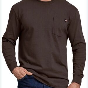 Dickies Men's Brown (Like New) heavy duty Long Sleeve shirt XL